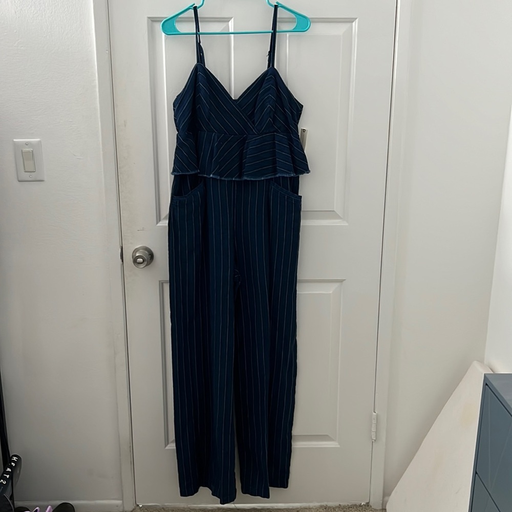 Anthropologie Denim Jumpsuit